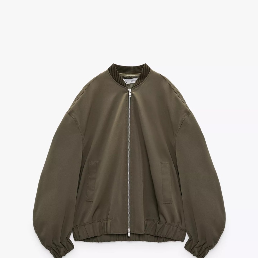 Olive Green WOMENS Bomber Jacket